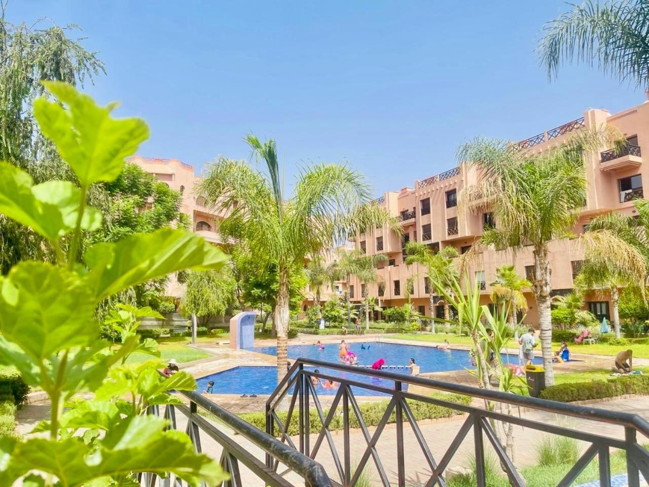 Oasis De Detente Avec Terrasse Et Vue Sur Piscine Marrakesh Exterior foto